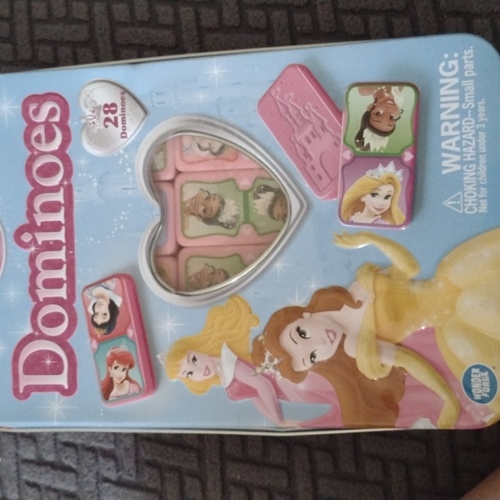 Kids Disney Princess Dominoes Collectable Game